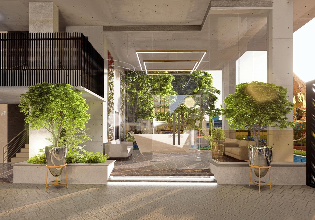 Green lobby at Nestora Dokkhina Lake